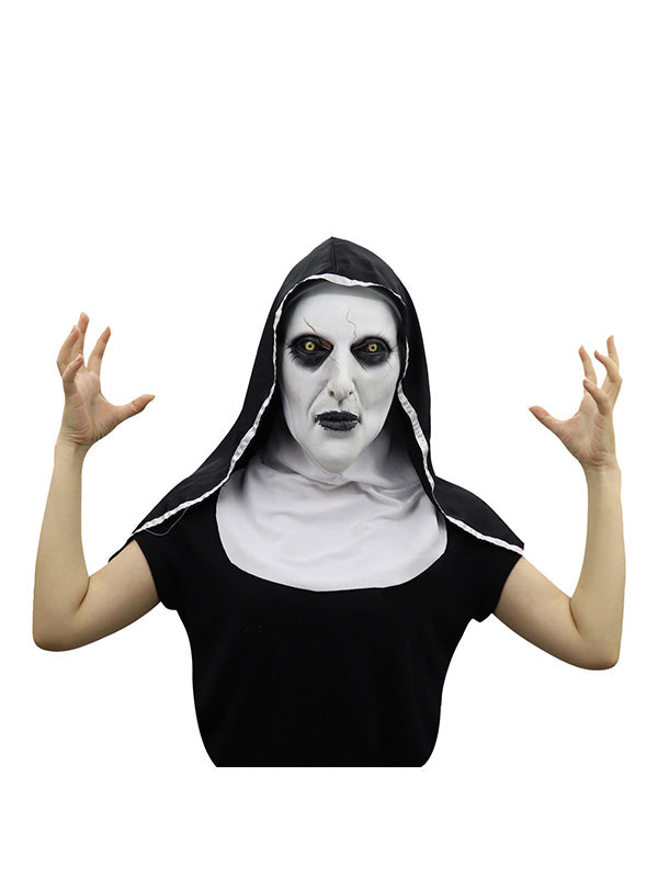 Halloween Open Mouth Horror Nun Mask – Costumescenter